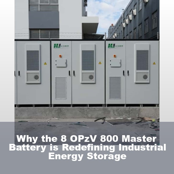 Why the 8 OPzV 800 Master Battery is Redefining Industrial Energy Storage